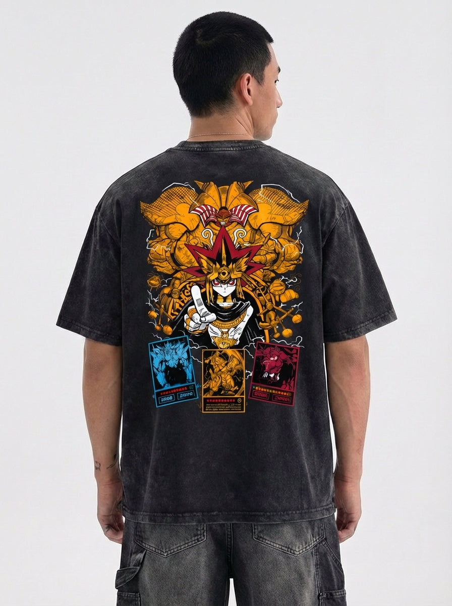 God Cards Trinity Graphic T-Shirt - Cotton Oversized Tee